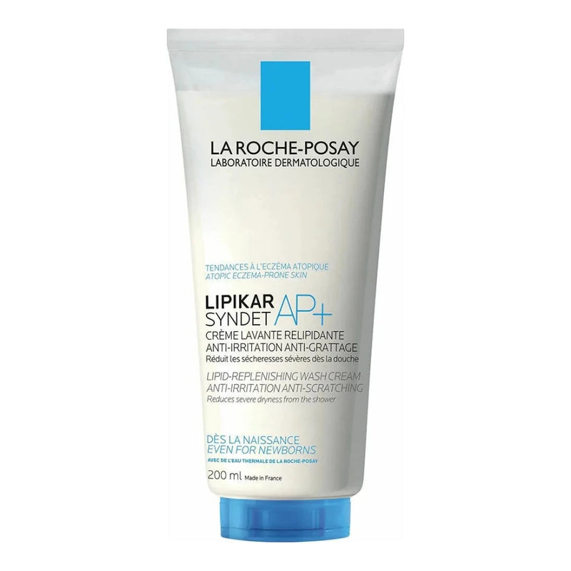 La Roche-Posay Lipikar Syndet AP+ Crème Lavante Peaux Sèches à Tendance Atopique – 200 ml