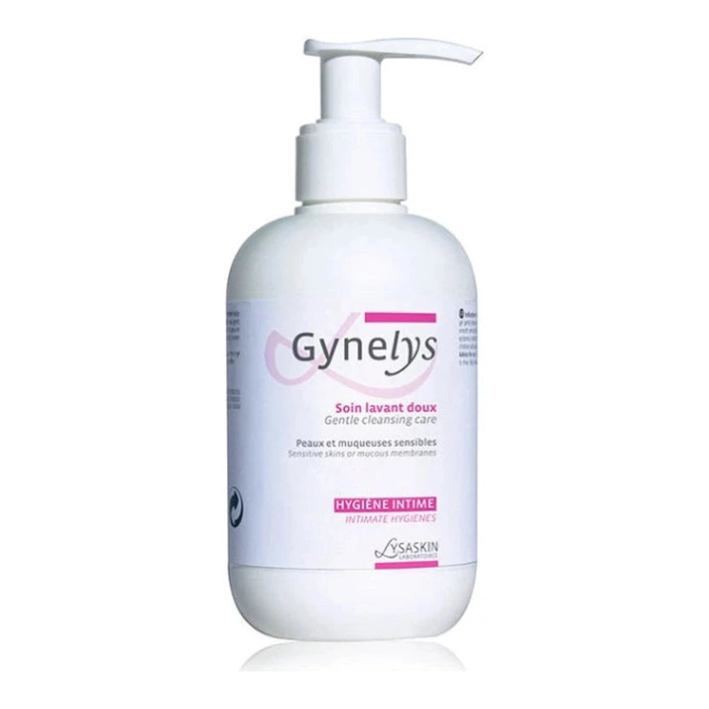 Lysaskin GYNElys soin lavant doux hygiène intime 200 ml – flacon