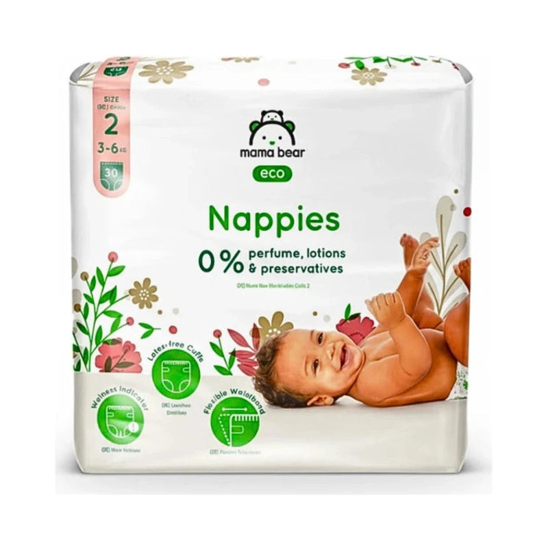 Mama Bear Nappies Size 2 3-6 kg / 30 Pieces