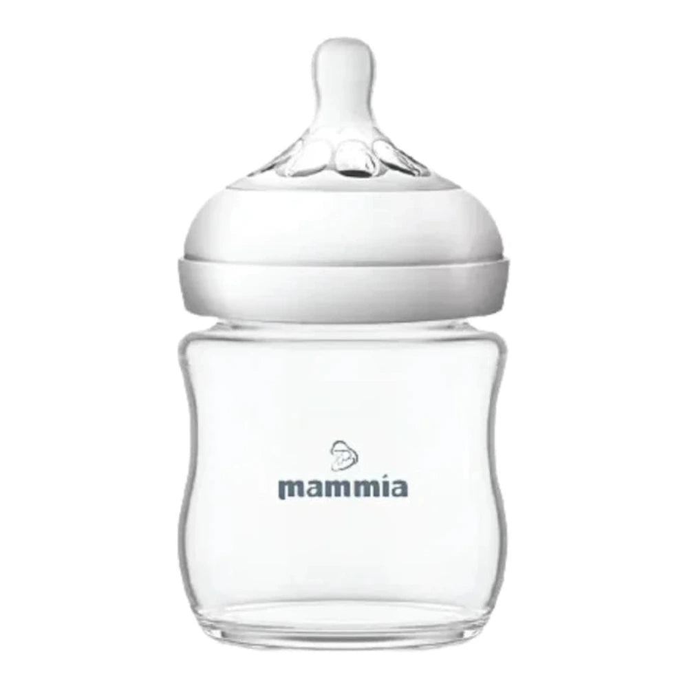Biberon Mammia Natural Feeling 120 ml blanc