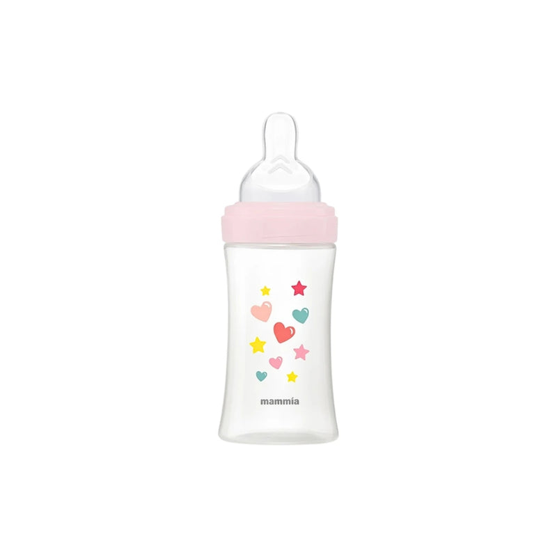 Mammia Biberon Physiologique Avec Tetine Plate 240ml