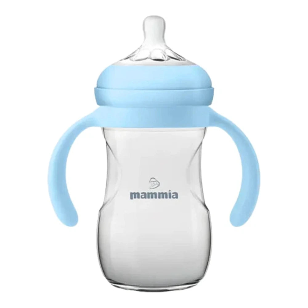 Biberon Mammia Natural Feeling 330 ml avec poignées ergonomiques