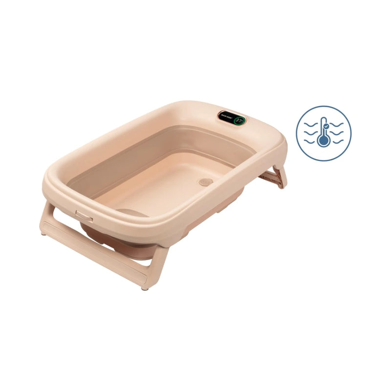 Maxi-Cosi Indigo Foldable Bath with Thermometer - Muted Terra