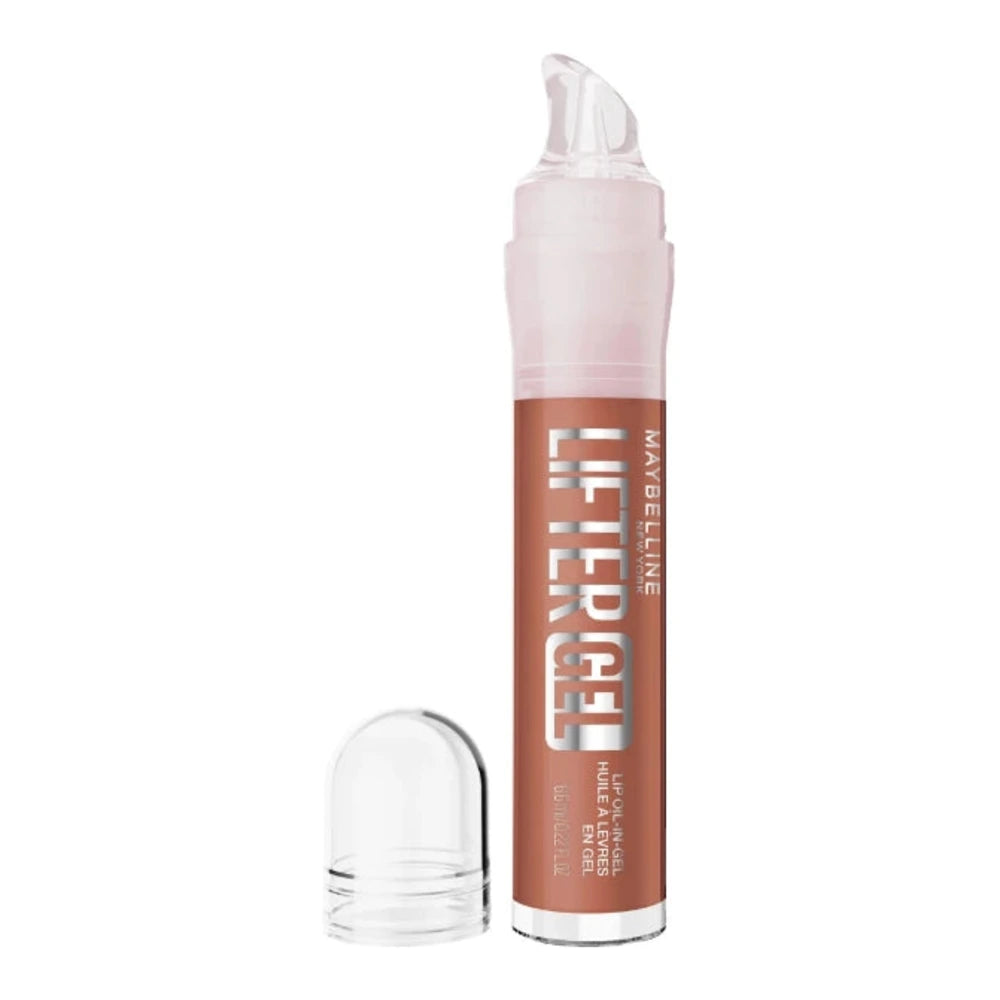 Maybelline Lifter Gel gloss Oil-in-Gel teinte 007 Vanilla Horchata – tube ouvert
