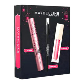 Maybelline Pack Aïd Mascara Sky High + Lifter Gloss 004 Silk + Tattoo Liner Gel Pencil