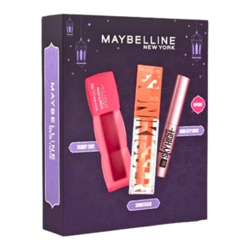 Maybelline Pack Iftar Teddy + Crayon + Mini Mascara Sky High