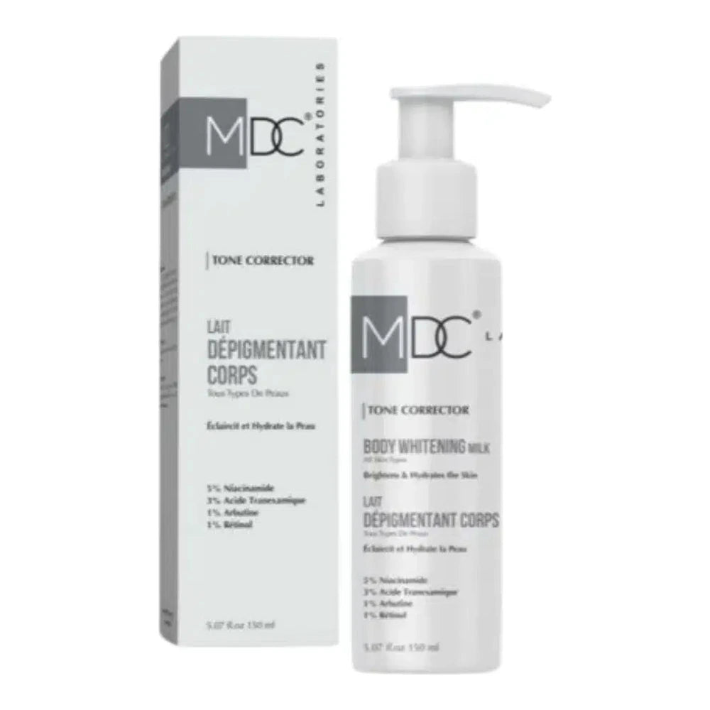 MDC Tone Corrector Lait Dépigmentant Corps 150 ml - flacon-pompe et étui