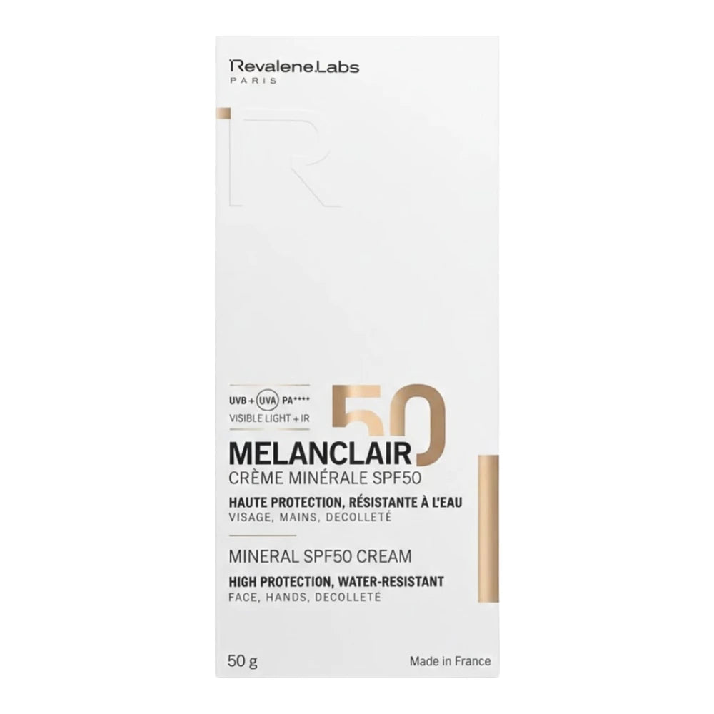 Melanclair crème solaire minérale SPF50 tube 50 g