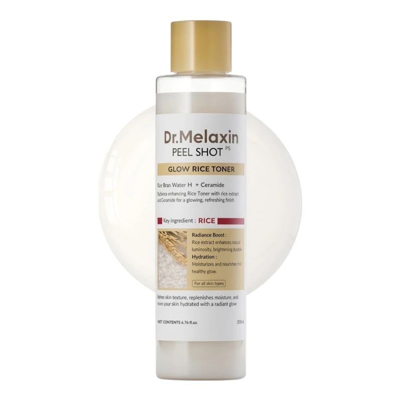 Dr.Melaxin Peel Shot Glow White Rice Toner 200 ml