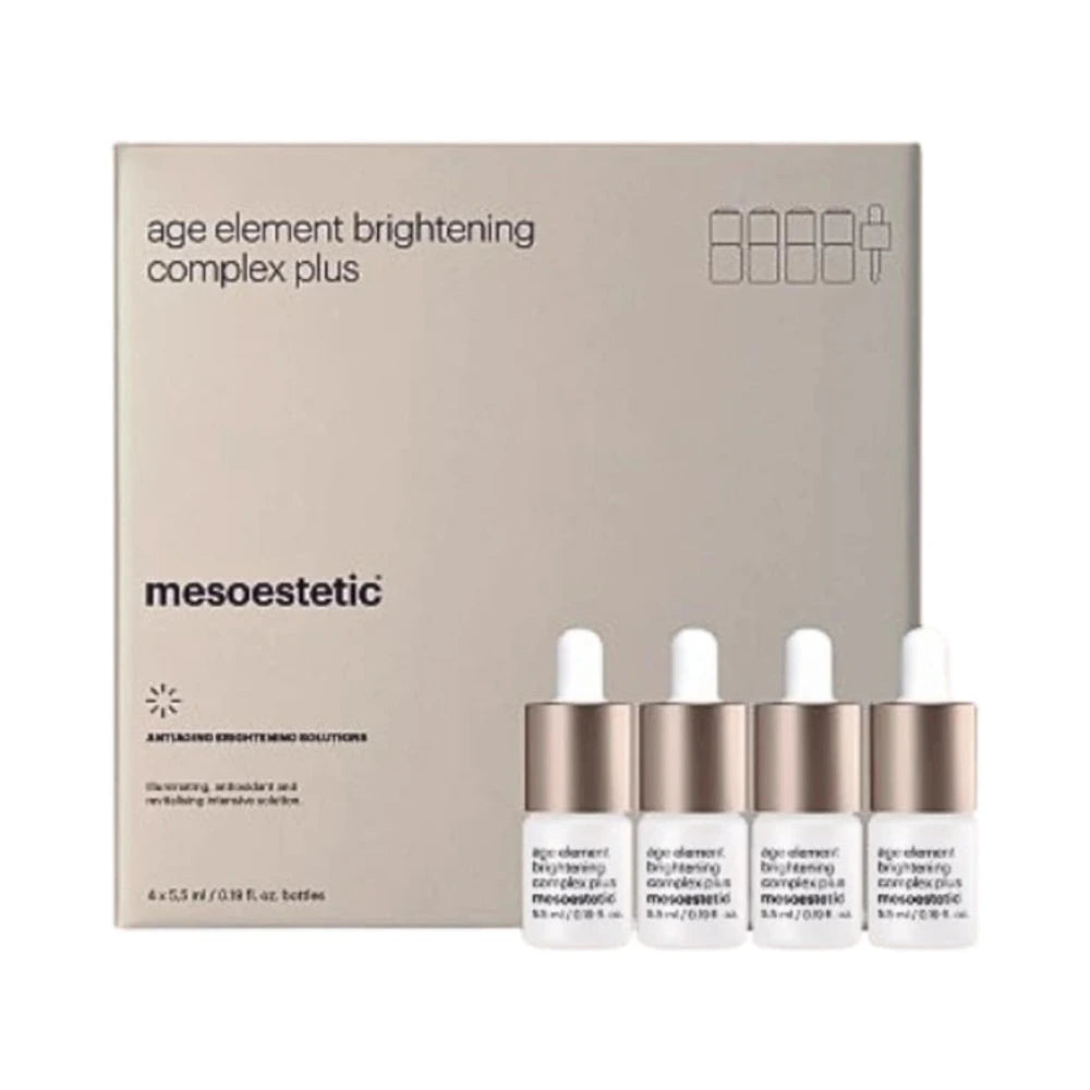 Coffret Mesoestetic Age Element Brightening Complex Plus 4 ampoules de 5,5 ml