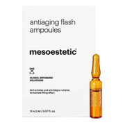 Mesoestetic Antiaging Flash ampoules 10 x 2 ml – boîte du produit