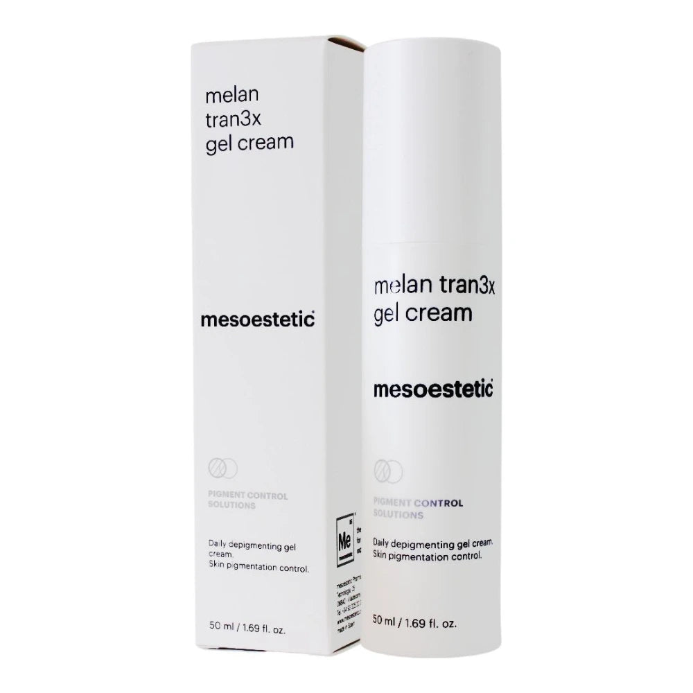 Mesoestetic Melan Tran3x Gel Crème 50 ml – emballage