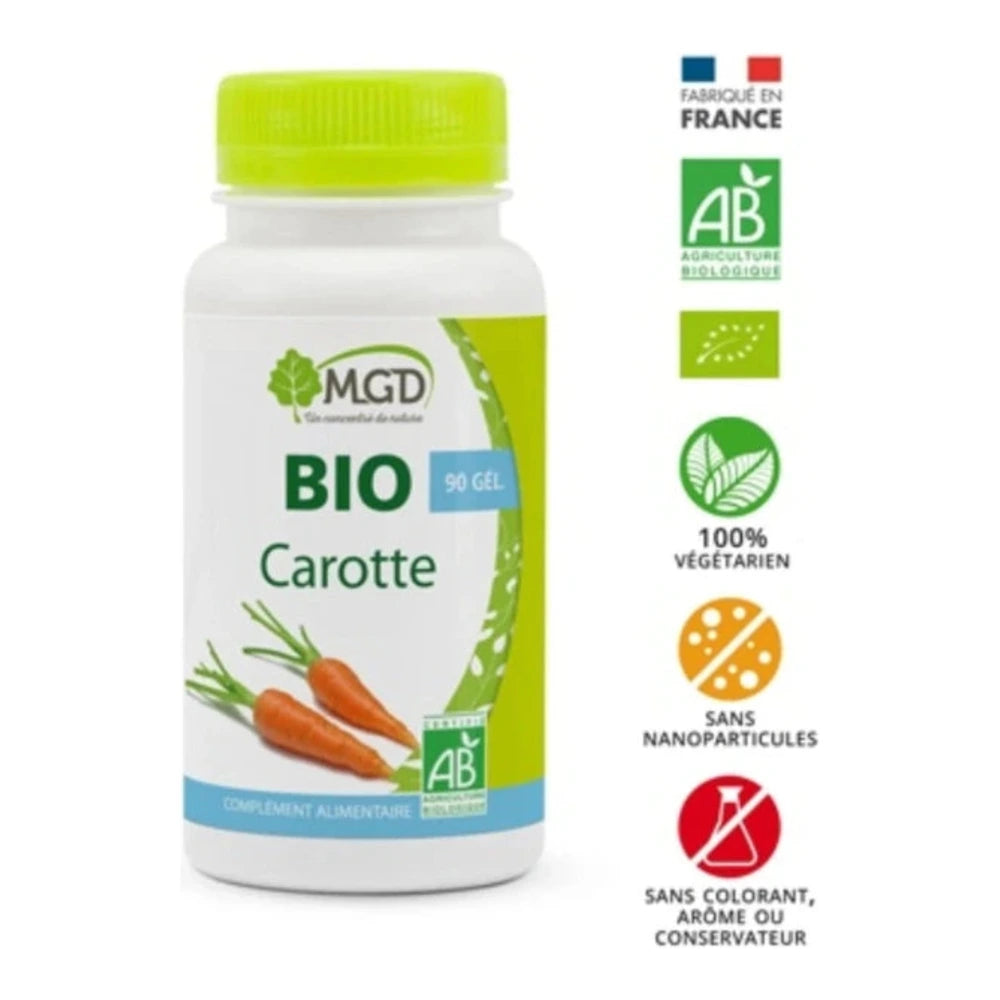 MGD Nature Carotte 90 gélules - boîte