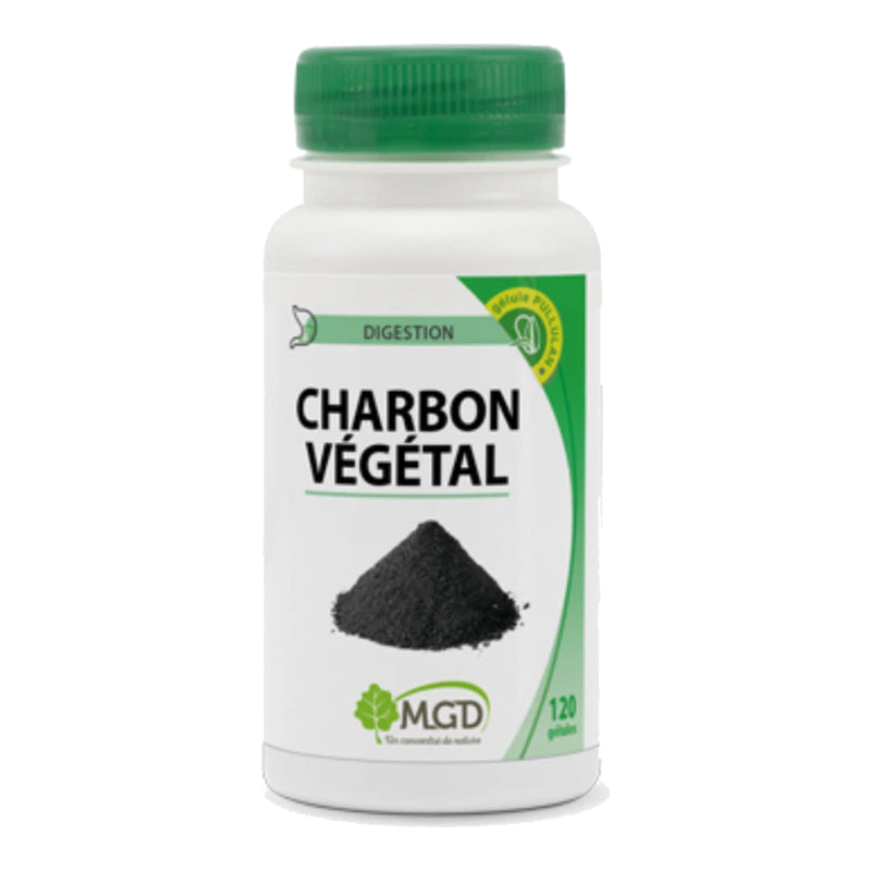 Mgd Nature Charbon vegetale 120 gelules