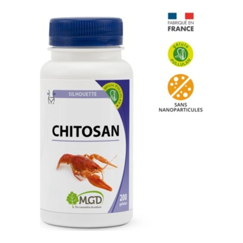 Mgd Nature Chitosan 200 cápsulas
