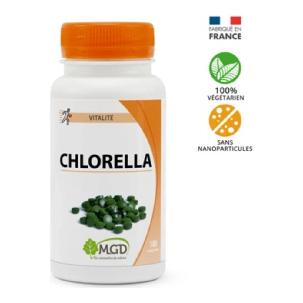 MGD Nature Chlorella 100 gélules – boîte