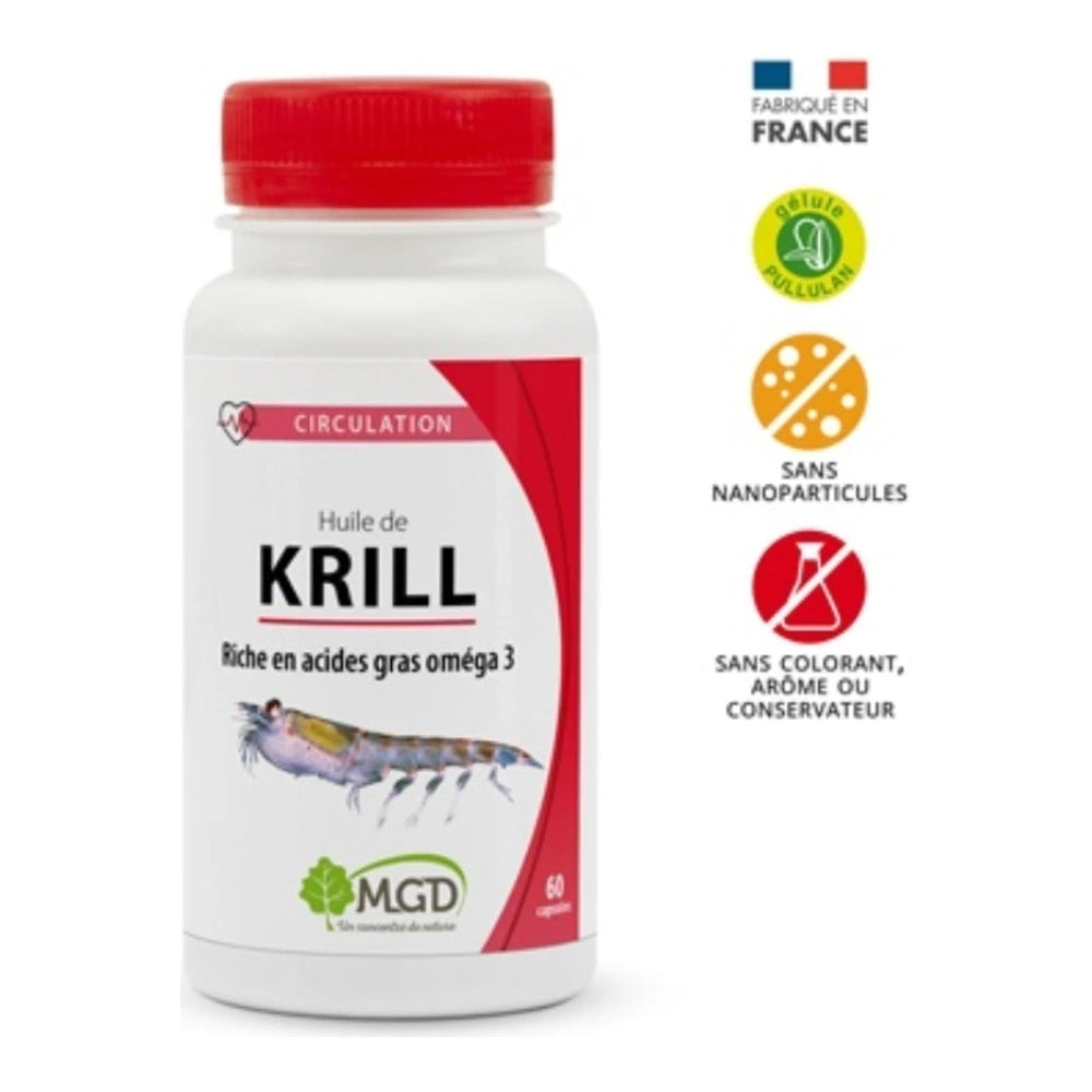 MGD Nature Huile de Krill – 60 capsules – photo du produit