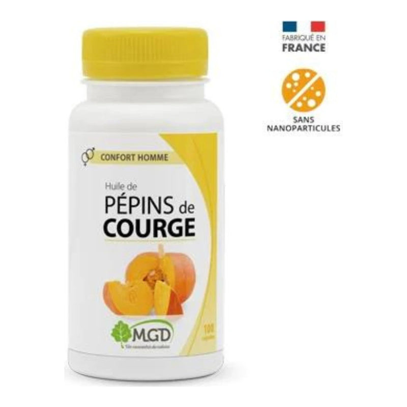MGD Nature Huile de Pépins de Courge 100 Capsules