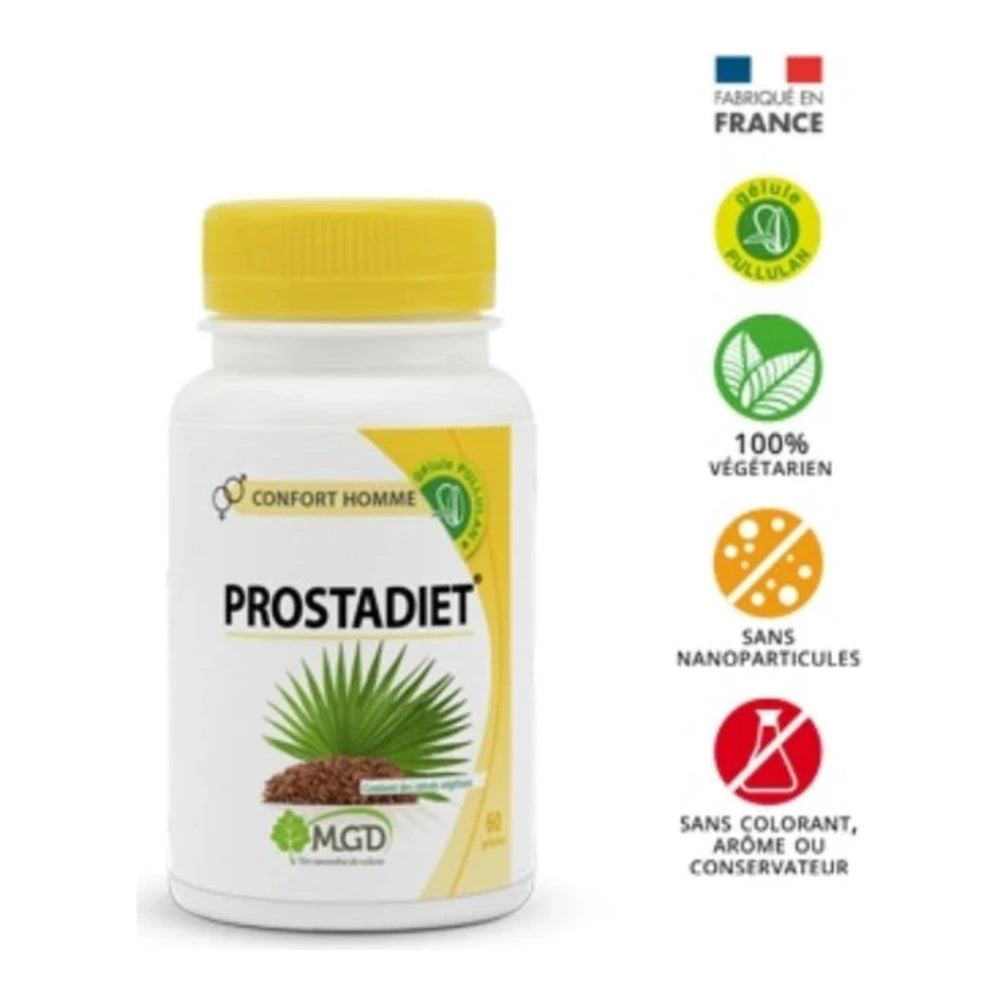 MGD Nature Prostadiet 180 gélules – boîte du complément alimentaire