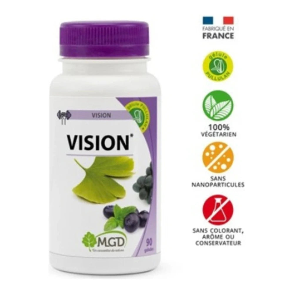 MGD Nature Vision 90 gélules – photo du produit