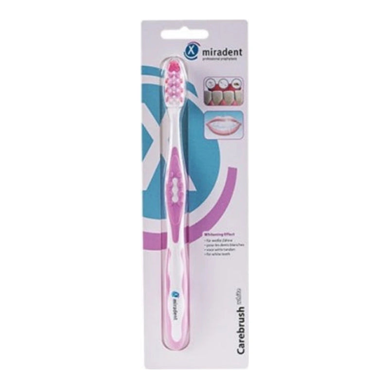 Miradent فرشاة أسنان Carebrush White Rose