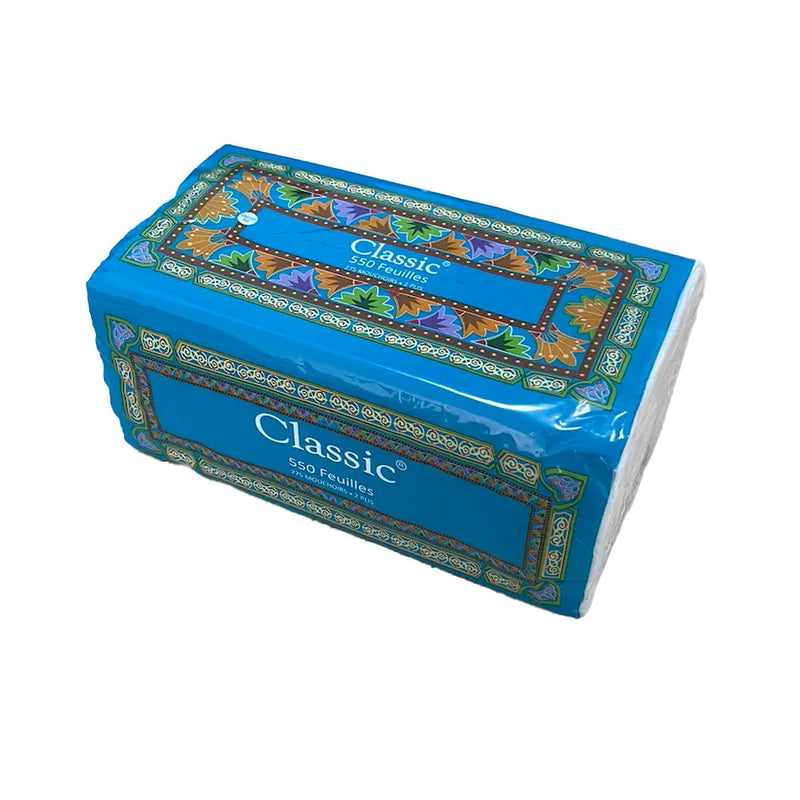 Paquet de 550 Mouchoirs en Papier Classic