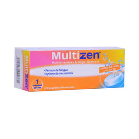 Multizen Multivitamines 12 comprimés effervescents