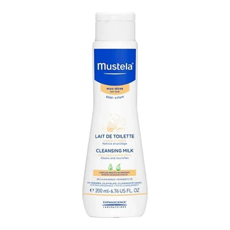 حليب التنظيف للرضع Mustela – 200 مل
