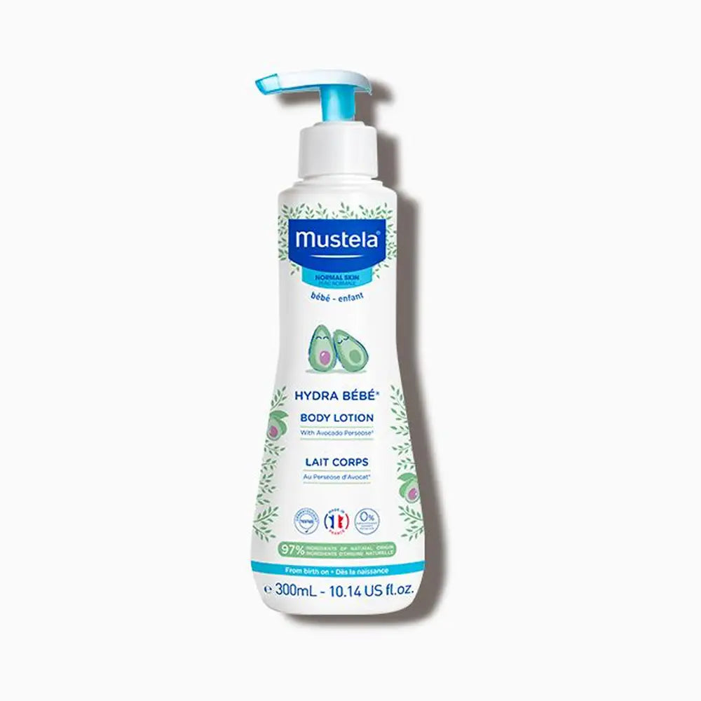 Loción corporal Mustela Hydra Bebé con Aguacate Bio - 300 ml