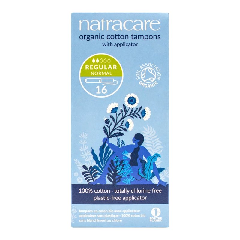 TAMPONES NATRACARE REGULARES CON APLICADOR 16 Unidades