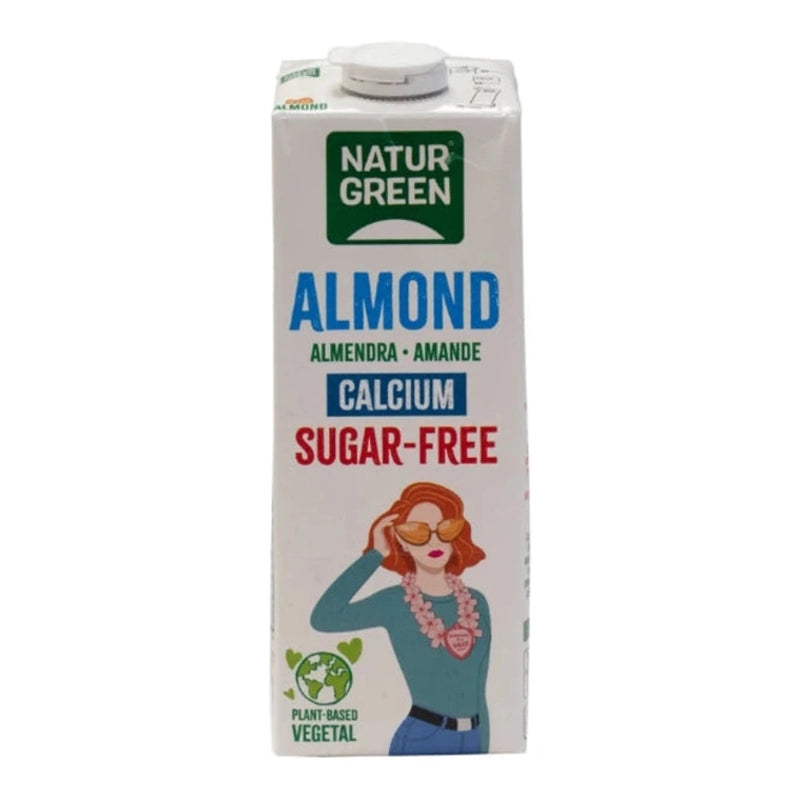 BEBIDA DE CALCIO DE ALMENDRAS NATURE GREEN NATURE 1L