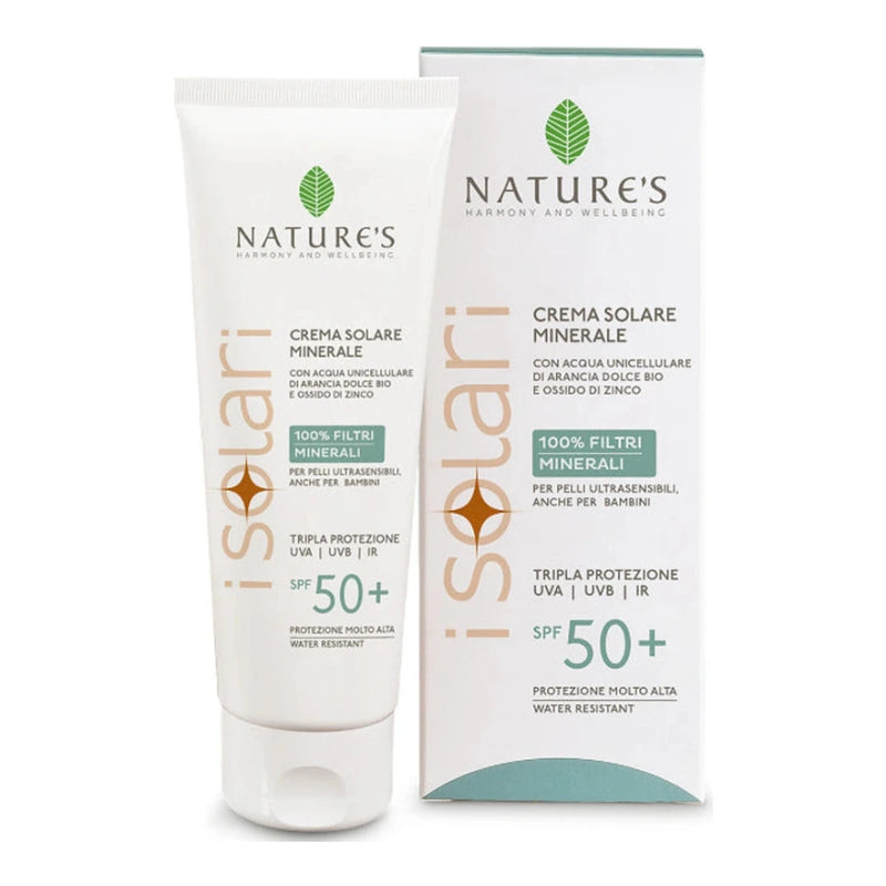 Nature's Isolari Mineral Sunscreen Cream SPF50+ 100 ml