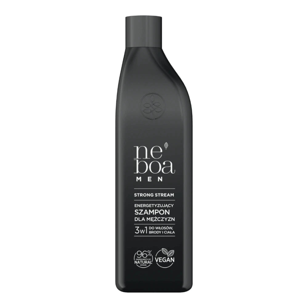 Neboa Men Strong Stream Shampooing Énergisant 3 en 1 300 ml – flacon