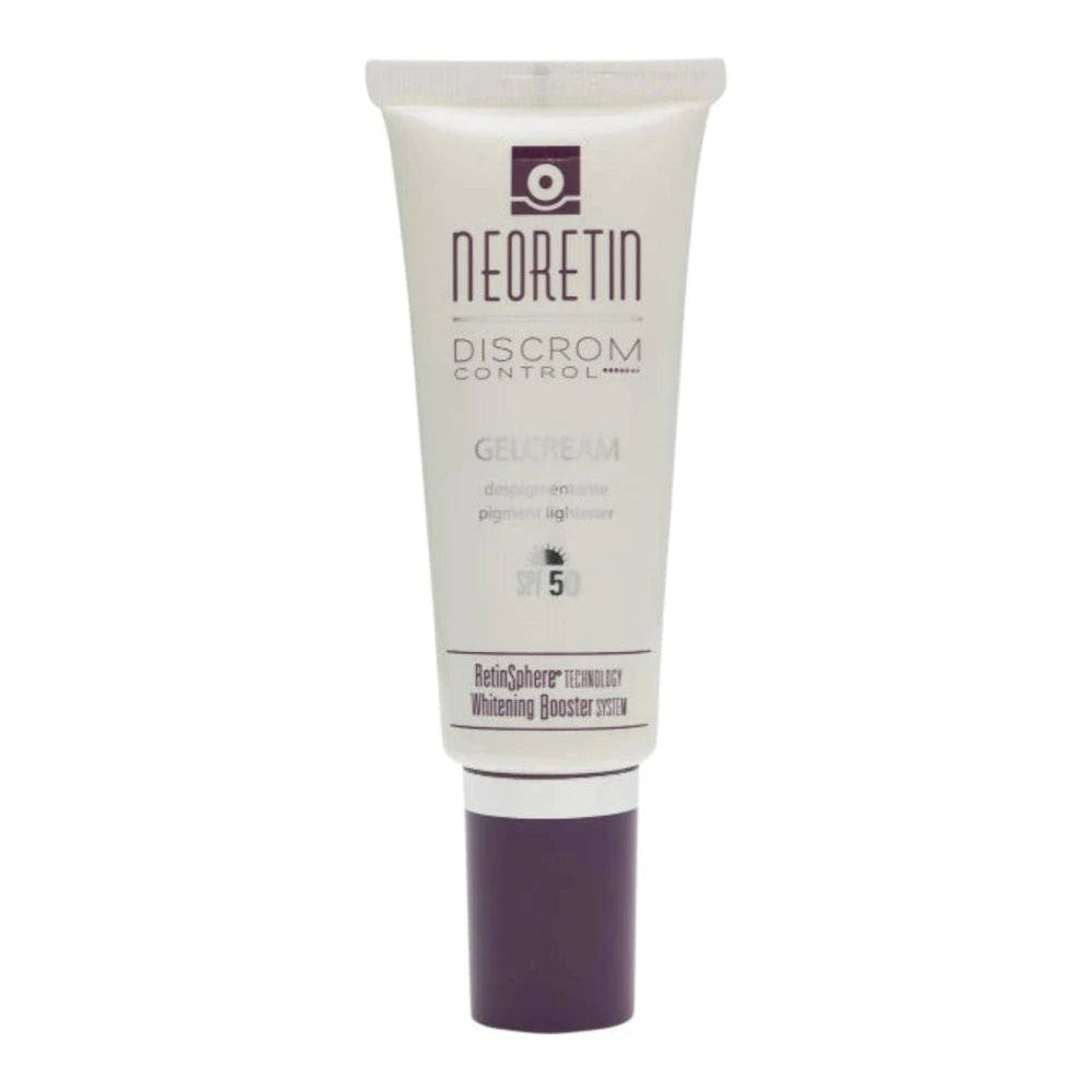 Neoretin Discrom Control Gelcream SPF 50 40 ml – tube de soin dépigmentant solaire