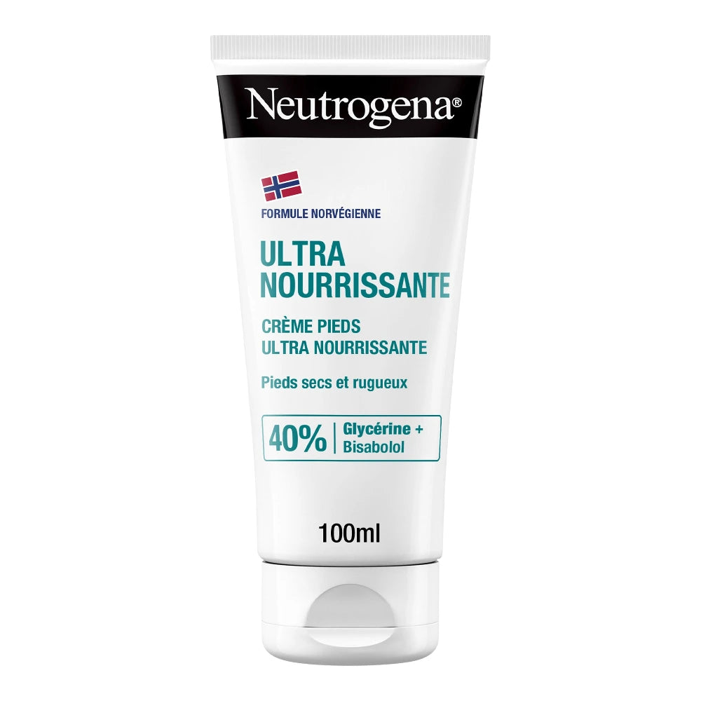 Tube Neutrogena Formule Norvégienne Crème Pieds Ultra Nourrissante 100 ml