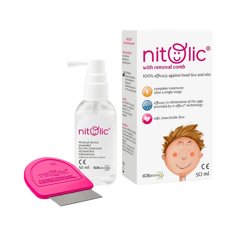 Nitolic Spray Anti-Poux 50 ml + Peigne