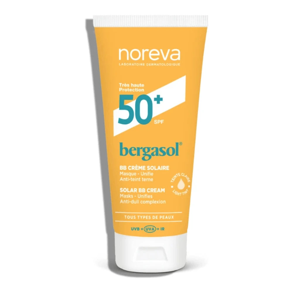Noreva Bergasol BB Crème Solaire SPF50+ 40 ml – tube vu de face