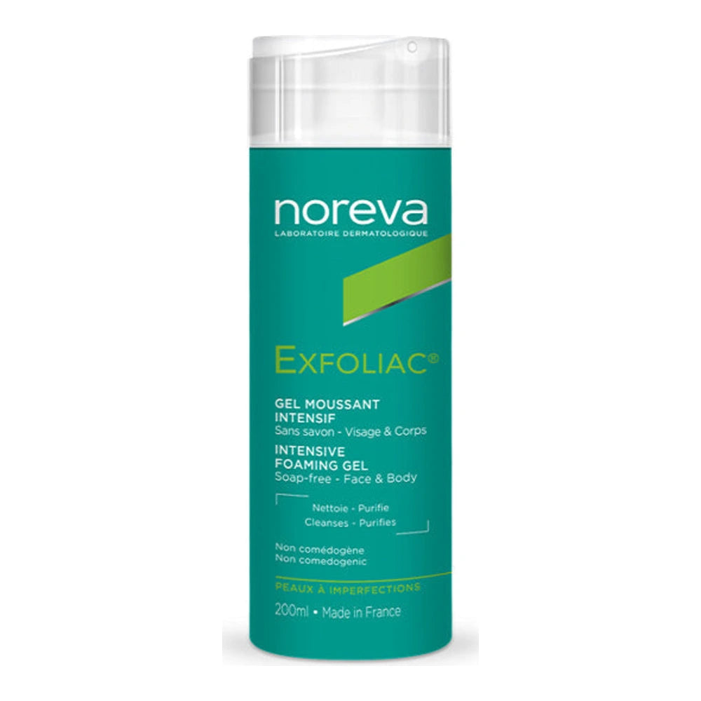 NOREVA EXFOLIAC GEL MOUSSANT INTENSIF 200 ml