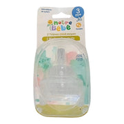 Notre Bébé lot de 2 tétines débit variable 0 mois+ – emballage