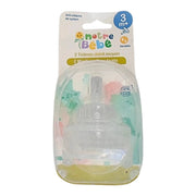 Lot de 2 tétines Notre Bébé débit variable +3 mois