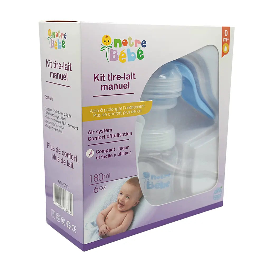 Extractor de leche manual Our Baby - Azul