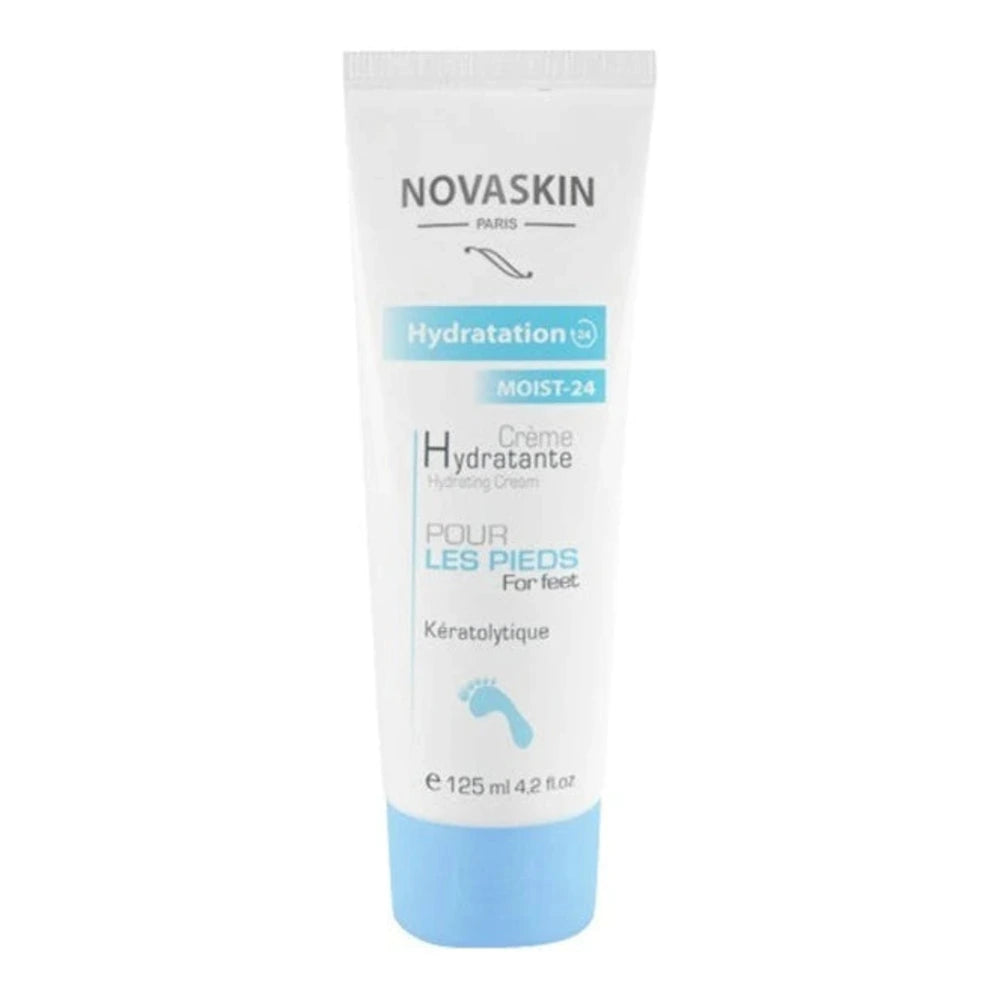 Tube de crème hydratante pieds Novaskin 125 ml