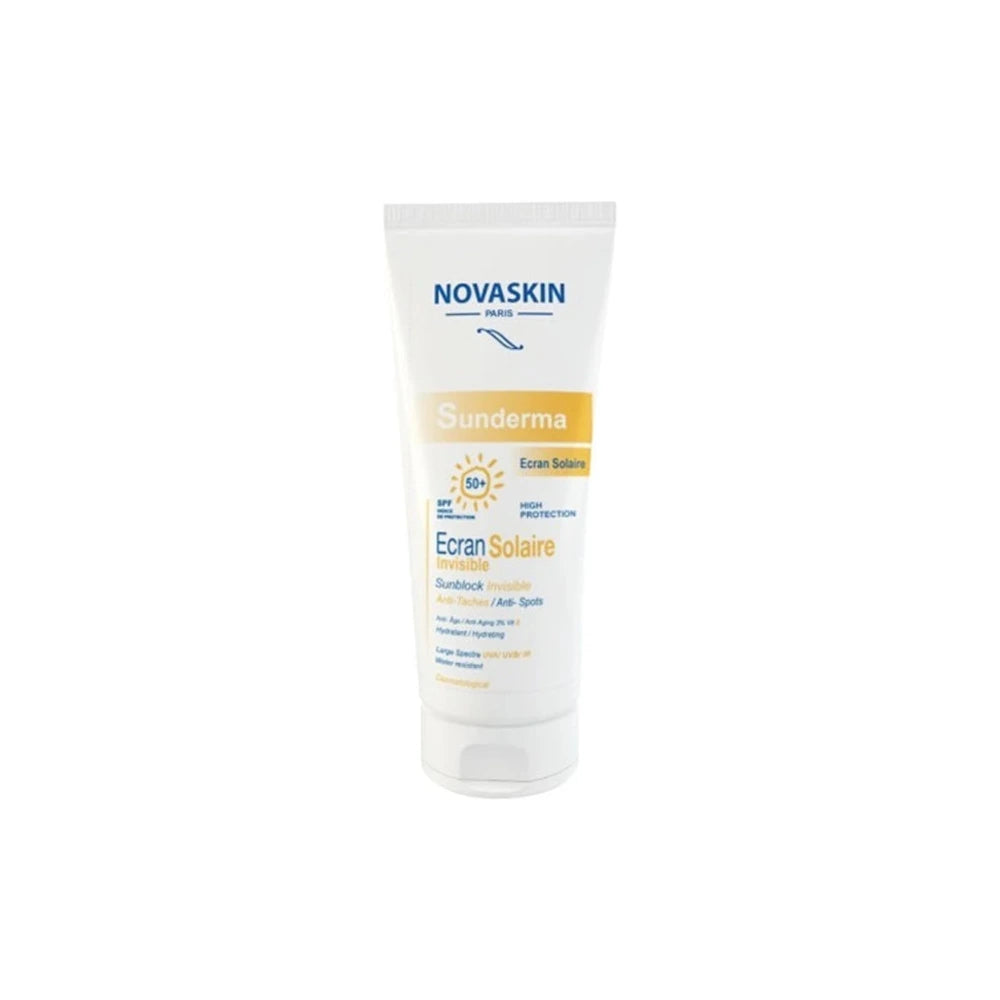 Novaskin Sunderma Écran Invisible SPF50+ 50 ml – protection solaire visage