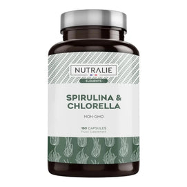 Nutralie Spiruline & Chlorella – flacon de 180 gélules