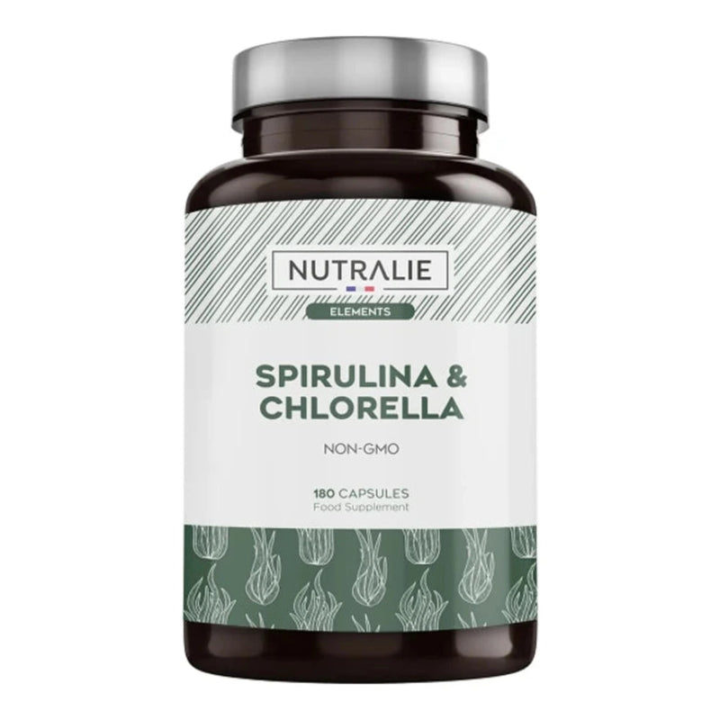 NUTRALIE SPIRULINE & CHLORELLA 180 GÉLULES