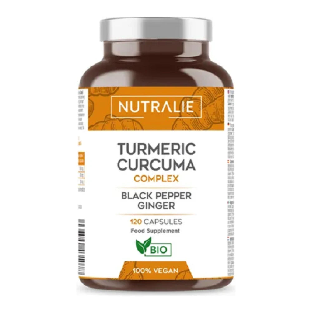 Nutralie Turmeric Curcuma Complex – flacon de 120 gélules