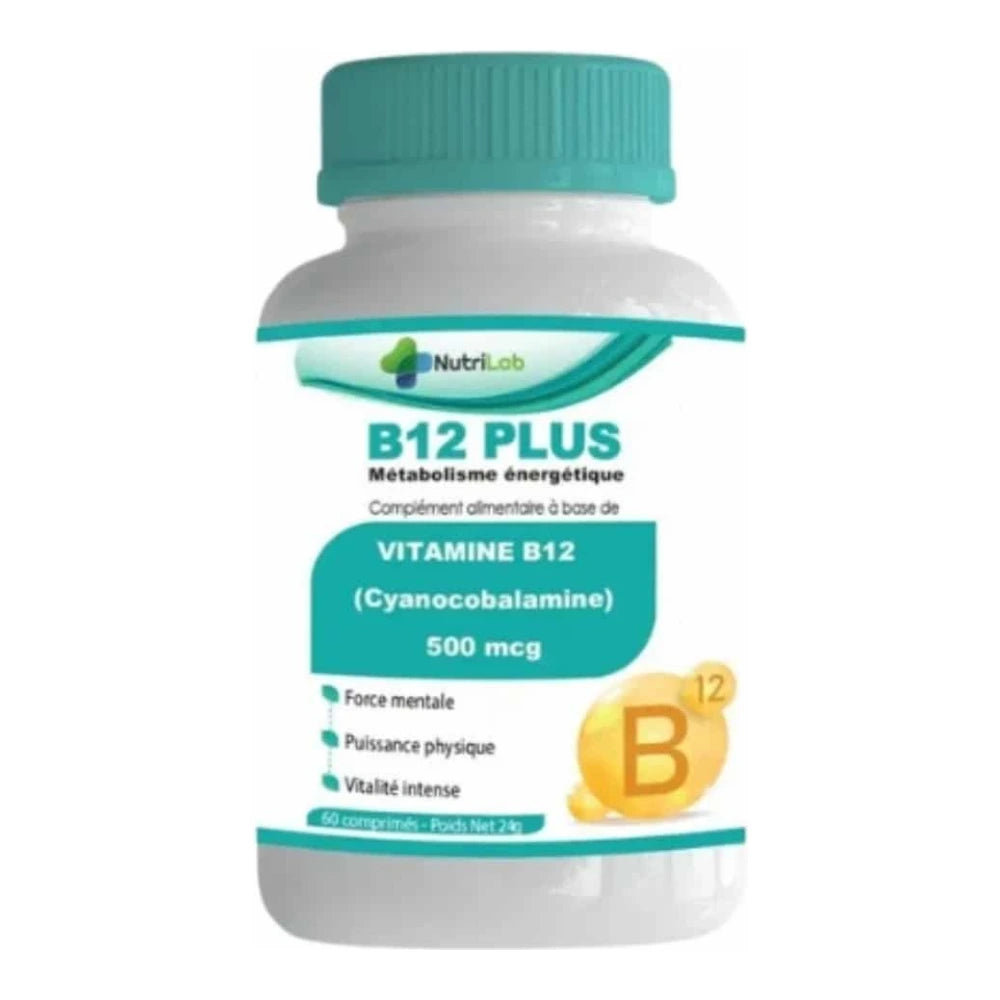 Nutrilab B12 Plus – 60 comprimés
