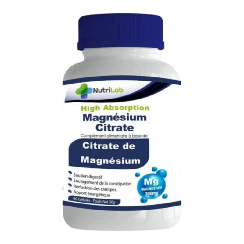 Nutrilab Magnesium Cirate 300mg 60 Gelules