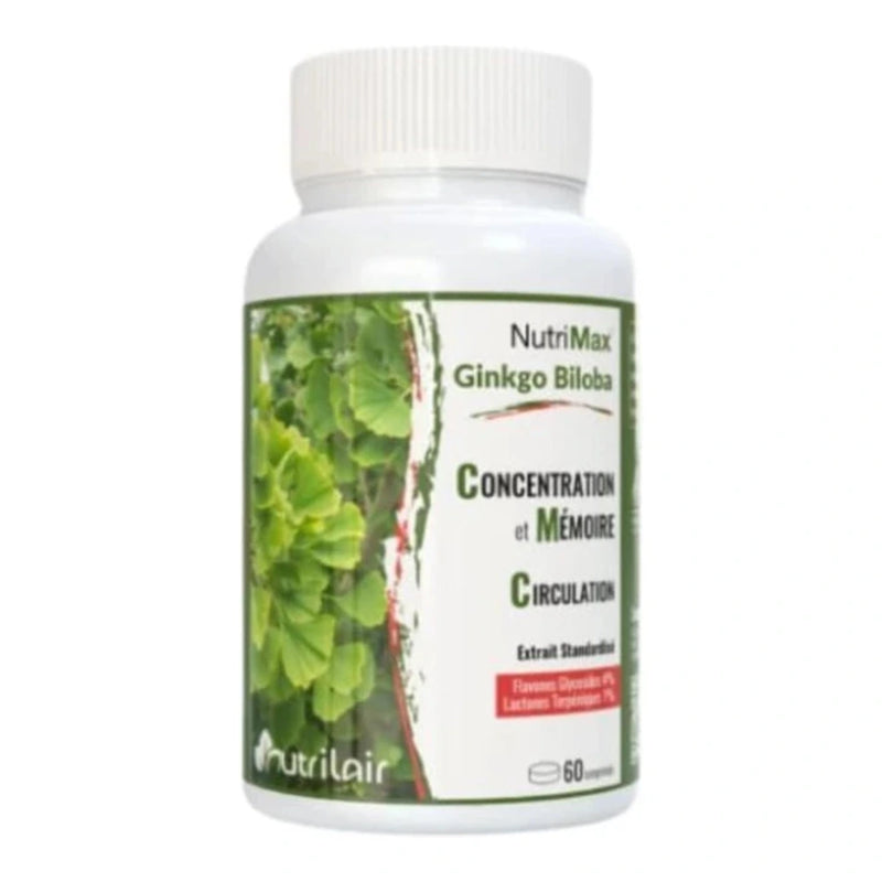 Nutrimax Ginkgo Biloba 60 Comprimes