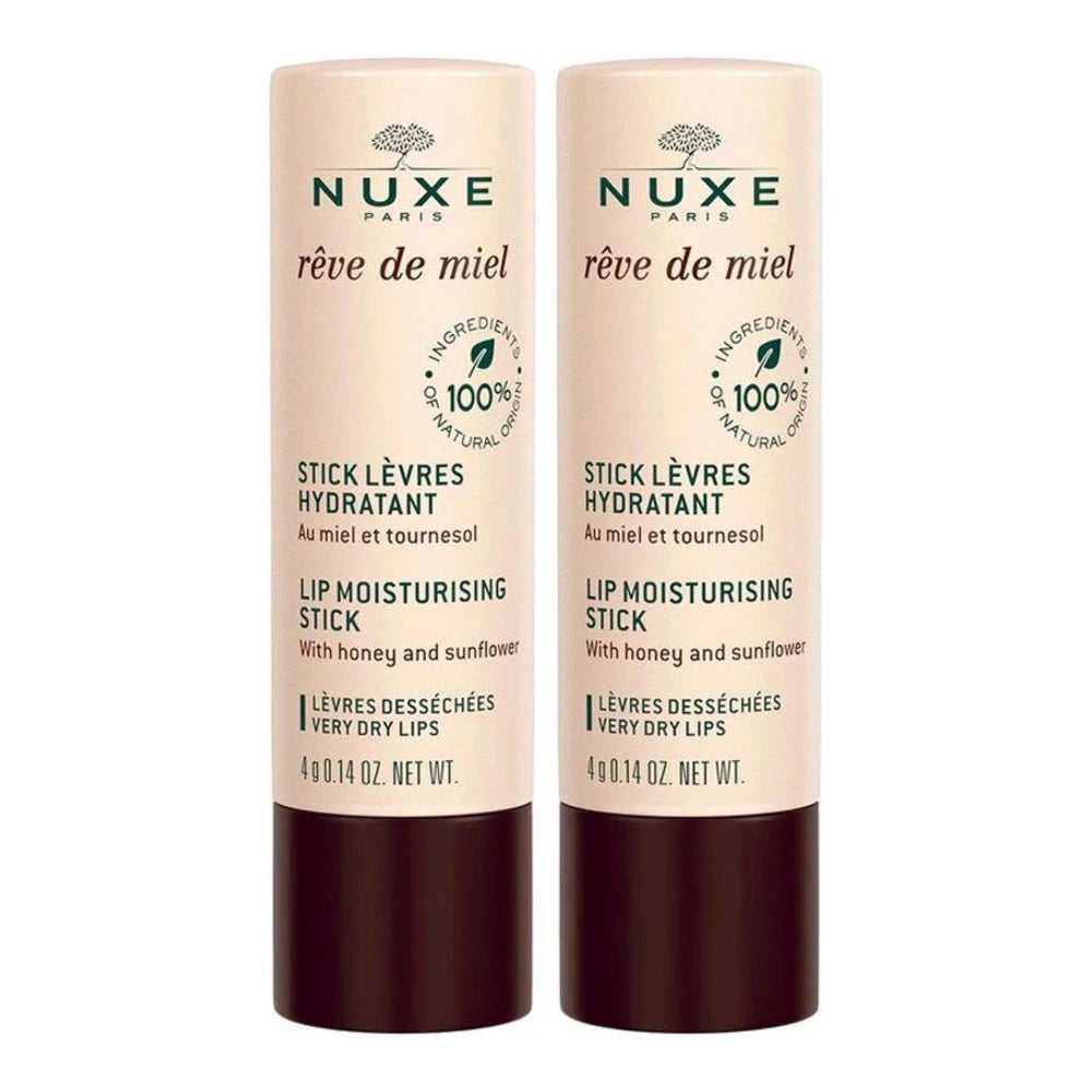 NUXE Rêve de Miel – Stick Lèvres Hydratant Lot de 2